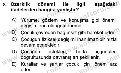 Sağlık Kurumlarında İletişim Dersi 2021 - 2022 Yılı Yaz Okulu Sınav Soruları 8. Soru