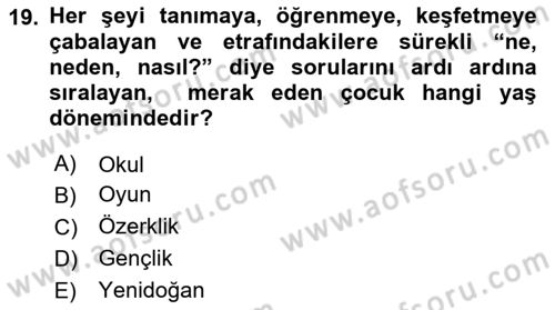 Sağlık Kurumlarında İletişim Dersi 2023 - 2024 Yılı (Vize) Ara Sınav Soruları 19. Soru