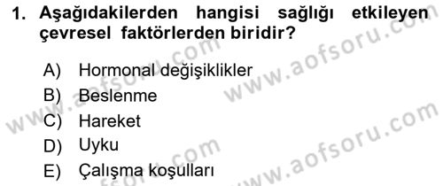 Sağlık Kurumlarında İletişim Dersi 2024 - 2025 Yılı Yaz Okulu Sınav Soruları 1. Soru