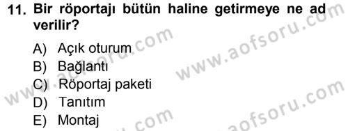 İletişim Ortamları Tasarımı Dersi 2012 - 2013 Yılı (Final) Dönem Sonu Sınav Soruları 11. Soru