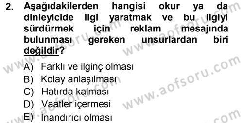 İletişim Ortamları Tasarımı Dersi 2012 - 2013 Yılı (Final) Dönem Sonu Sınav Soruları 2. Soru