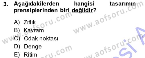 İletişim Ortamları Tasarımı Dersi 2013 - 2014 Yılı (Vize) Ara Sınav Soruları 3. Soru