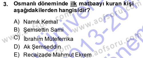 İletişim Ortamları Tasarımı Dersi 2013 - 2014 Yılı (Final) Dönem Sonu Sınav Soruları 3. Soru