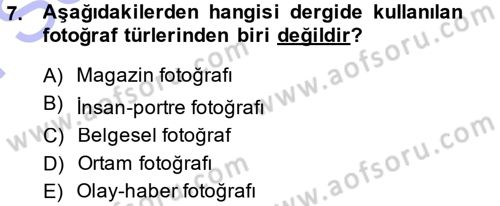 İletişim Ortamları Tasarımı Dersi 2013 - 2014 Yılı (Final) Dönem Sonu Sınav Soruları 7. Soru