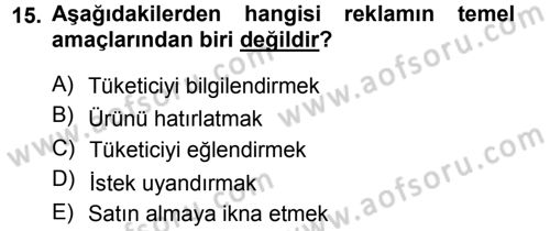 İletişim Ortamları Tasarımı Dersi 2013 - 2014 Yılı Tek Ders Sınav Soruları 15. Soru