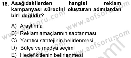 İletişim Ortamları Tasarımı Dersi 2013 - 2014 Yılı Tek Ders Sınav Soruları 16. Soru
