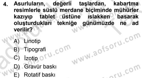 İletişim Ortamları Tasarımı Dersi 2013 - 2014 Yılı Tek Ders Sınav Soruları 4. Soru