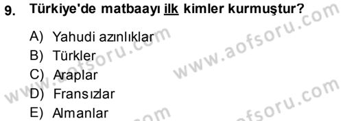 İletişim Ortamları Tasarımı Dersi 2014 - 2015 Yılı (Vize) Ara Sınav Soruları 9. Soru