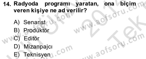 İletişim Ortamları Tasarımı Dersi 2014 - 2015 Yılı Tek Ders Sınav Soruları 14. Soru