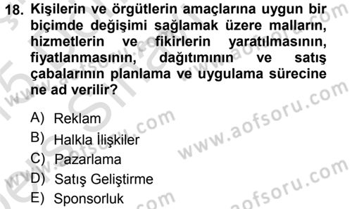 İletişim Ortamları Tasarımı Dersi 2014 - 2015 Yılı Tek Ders Sınav Soruları 18. Soru