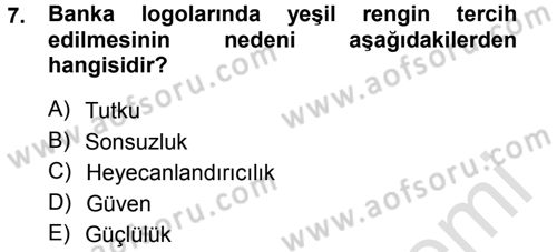 İletişim Ortamları Tasarımı Dersi 2014 - 2015 Yılı Tek Ders Sınav Soruları 7. Soru