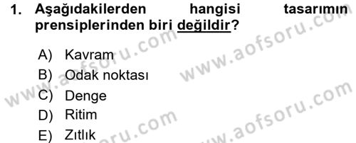 İletişim Ortamları Tasarımı Dersi 2015 - 2016 Yılı (Vize) Ara Sınav Soruları 1. Soru