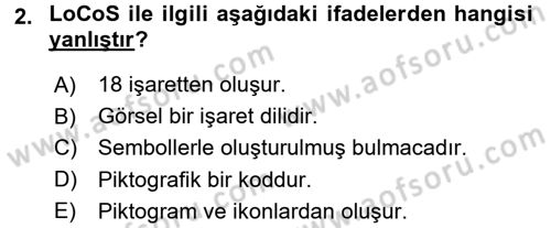 İletişim Ortamları Tasarımı Dersi 2015 - 2016 Yılı (Final) Dönem Sonu Sınav Soruları 2. Soru