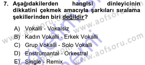 İletişim Ortamları Tasarımı Dersi 2015 - 2016 Yılı (Final) Dönem Sonu Sınav Soruları 7. Soru