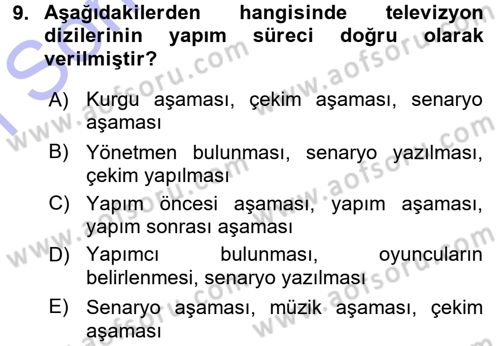 İletişim Ortamları Tasarımı Dersi 2015 - 2016 Yılı (Final) Dönem Sonu Sınav Soruları 9. Soru