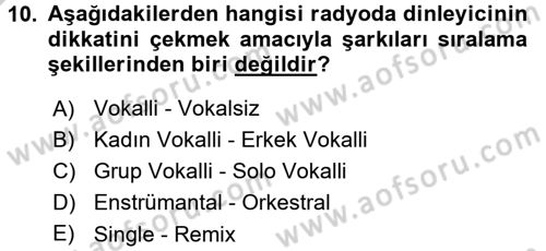 İletişim Ortamları Tasarımı Dersi 2016 - 2017 Yılı 3 Ders Sınav Soruları 10. Soru