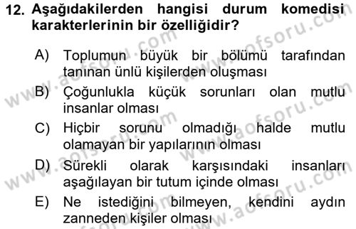 İletişim Ortamları Tasarımı Dersi 2016 - 2017 Yılı 3 Ders Sınav Soruları 12. Soru