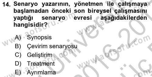 İletişim Ortamları Tasarımı Dersi 2016 - 2017 Yılı 3 Ders Sınav Soruları 14. Soru