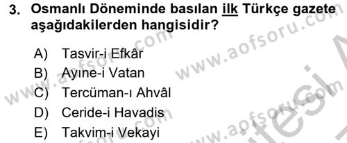 İletişim Ortamları Tasarımı Dersi 2016 - 2017 Yılı 3 Ders Sınav Soruları 3. Soru