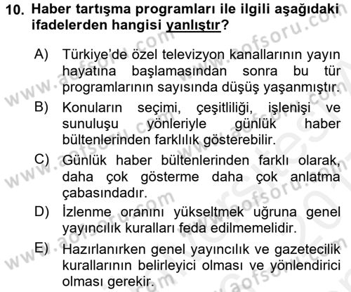 İletişim Ortamları Tasarımı Dersi 2016 - 2017 Yılı (Final) Dönem Sonu Sınav Soruları 10. Soru
