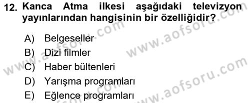 İletişim Ortamları Tasarımı Dersi 2017 - 2018 Yılı 3 Ders Sınav Soruları 12. Soru