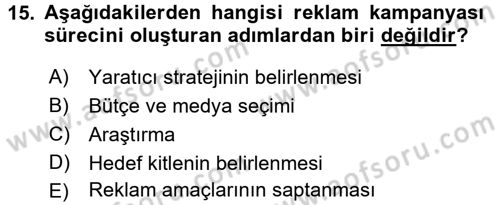 İletişim Ortamları Tasarımı Dersi 2017 - 2018 Yılı 3 Ders Sınav Soruları 15. Soru