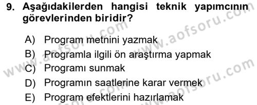 İletişim Ortamları Tasarımı Dersi 2017 - 2018 Yılı 3 Ders Sınav Soruları 9. Soru