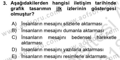 İletişim Ortamları Tasarımı Dersi 2017 - 2018 Yılı (Vize) Ara Sınav Soruları 3. Soru