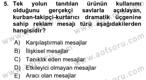 İletişim Ortamları Tasarımı Dersi 2017 - 2018 Yılı (Vize) Ara Sınav Soruları 5. Soru