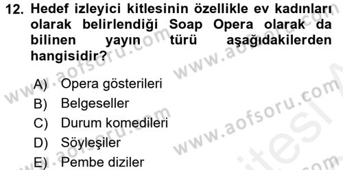 İletişim Ortamları Tasarımı Dersi 2017 - 2018 Yılı (Final) Dönem Sonu Sınav Soruları 12. Soru