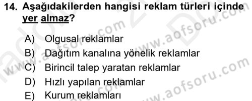 İletişim Ortamları Tasarımı Dersi 2017 - 2018 Yılı (Final) Dönem Sonu Sınav Soruları 14. Soru