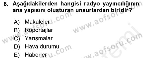İletişim Ortamları Tasarımı Dersi 2017 - 2018 Yılı (Final) Dönem Sonu Sınav Soruları 6. Soru