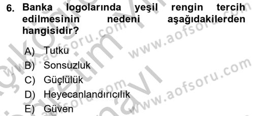 İletişim Ortamları Tasarımı Dersi 2018 - 2019 Yılı Yaz Okulu Sınav Soruları 6. Soru