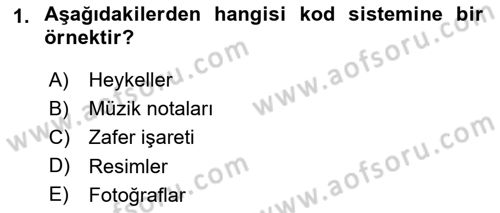 İletişim Ortamları Tasarımı Dersi 2019 - 2020 Yılı (Final) Dönem Sonu Sınav Soruları 1. Soru