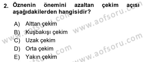 İletişim Ortamları Tasarımı Dersi 2020 - 2021 Yılı Yaz Okulu Sınav Soruları 2. Soru