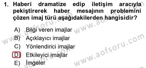 İletişim Ortamları Tasarımı Dersi 2021 - 2022 Yılı (Vize) Ara Sınav Soruları 1. Soru