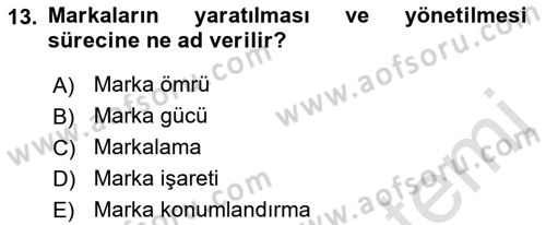 Kurum Kültürü Dersi 2019 - 2020 Yılı (Final) Dönem Sonu Sınav Soruları 13. Soru