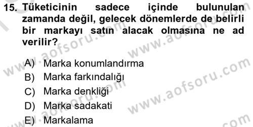 Kurum Kültürü Dersi 2019 - 2020 Yılı (Final) Dönem Sonu Sınav Soruları 15. Soru