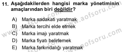 Kurum Kültürü Dersi 2021 - 2022 Yılı Yaz Okulu Sınav Soruları 11. Soru