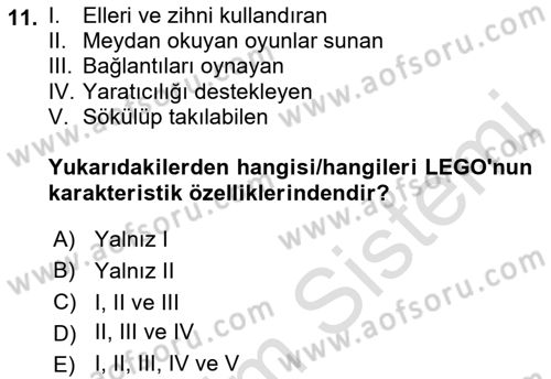 Kurum Kültürü Dersi 2022 - 2023 Yılı Yaz Okulu Sınav Soruları 11. Soru