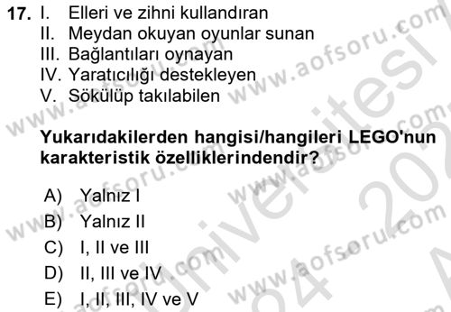 Kurum Kültürü Dersi 2024 - 2025 Yılı (Vize) Ara Sınav Soruları 17. Soru
