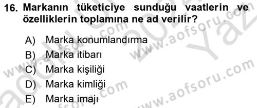 Kurum Kültürü Dersi 2024 - 2025 Yılı Yaz Okulu Sınav Soruları 16. Soru