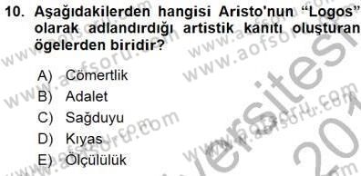 İkna Edici İletişim Dersi 2015 - 2016 Yılı (Vize) Ara Sınav Soruları 10. Soru