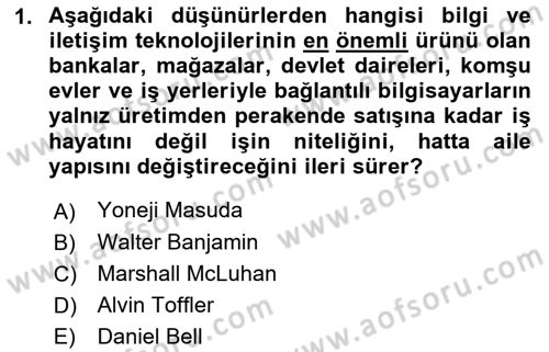 Kamusal Halkla İlişkiler Dersi 2017 - 2018 Yılı (Vize) Ara Sınav Soruları 1. Soru