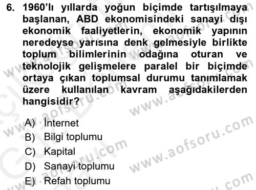 Kamusal Halkla İlişkiler Dersi 2018 - 2019 Yılı (Vize) Ara Sınav Soruları 6. Soru