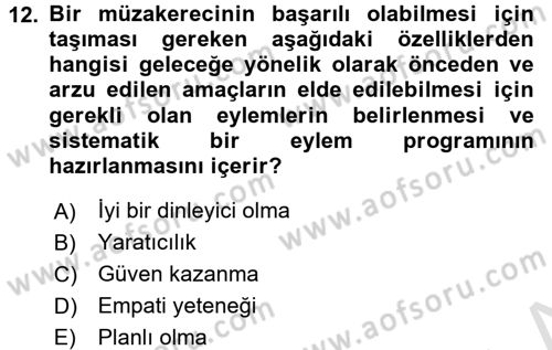 Profesyonel Yaşamda İmaj ve İtibar Yönetimi Dersi 2017 - 2018 Yılı (Vize) Ara Sınav Soruları 12. Soru