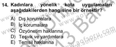 Küreselleşme ve Kültürlerarası İletişim Dersi 2012 - 2013 Yılı (Vize) Ara Sınav Soruları 14. Soru