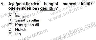 Küreselleşme ve Kültürlerarası İletişim Dersi 2012 - 2013 Yılı (Final) Dönem Sonu Sınav Soruları 1. Soru