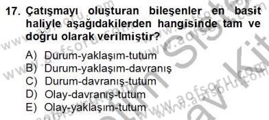 Küreselleşme ve Kültürlerarası İletişim Dersi 2012 - 2013 Yılı (Final) Dönem Sonu Sınav Soruları 17. Soru