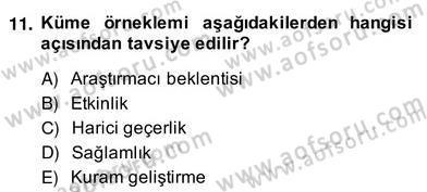 Küreselleşme ve Kültürlerarası İletişim Dersi 2013 - 2014 Yılı (Vize) Ara Sınav Soruları 11. Soru